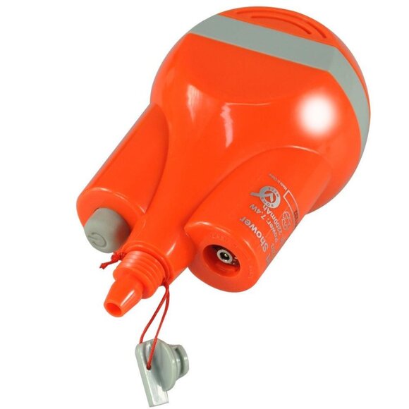 portable handheld travel camping shower pump apolegamic with water bucket 1 Set - Picture 5 of 11